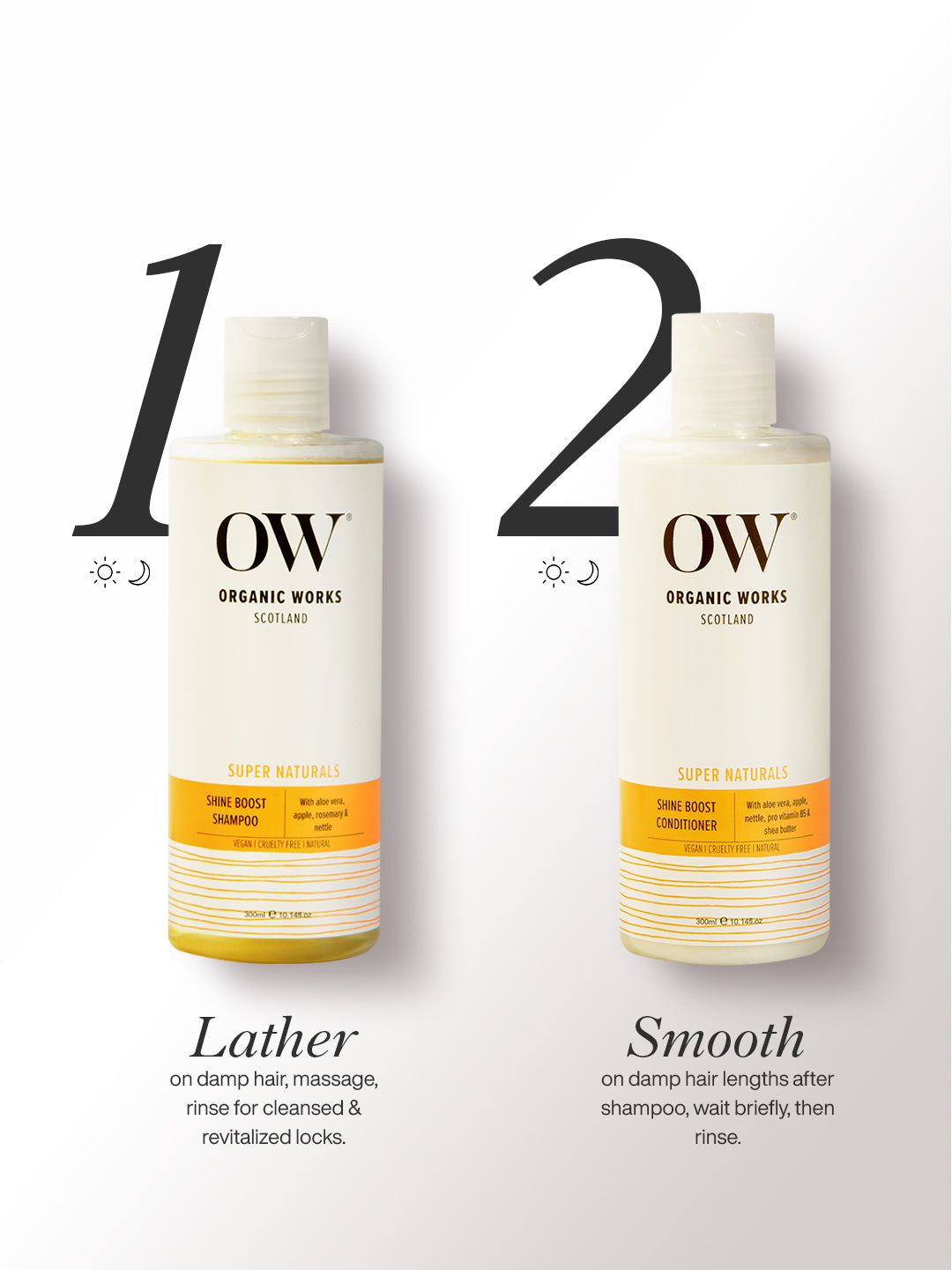 Shop Shine Boost Shampoo & Conditioner for Hair Care - Organic Works ...