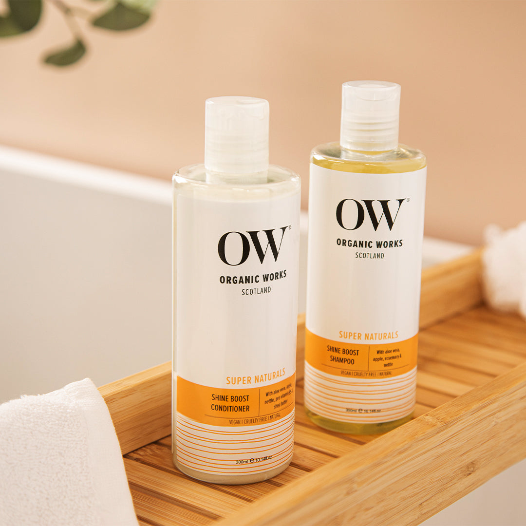 Shop Shine Boost Shampoo & Conditioner for Hair Care - Organic Works ...